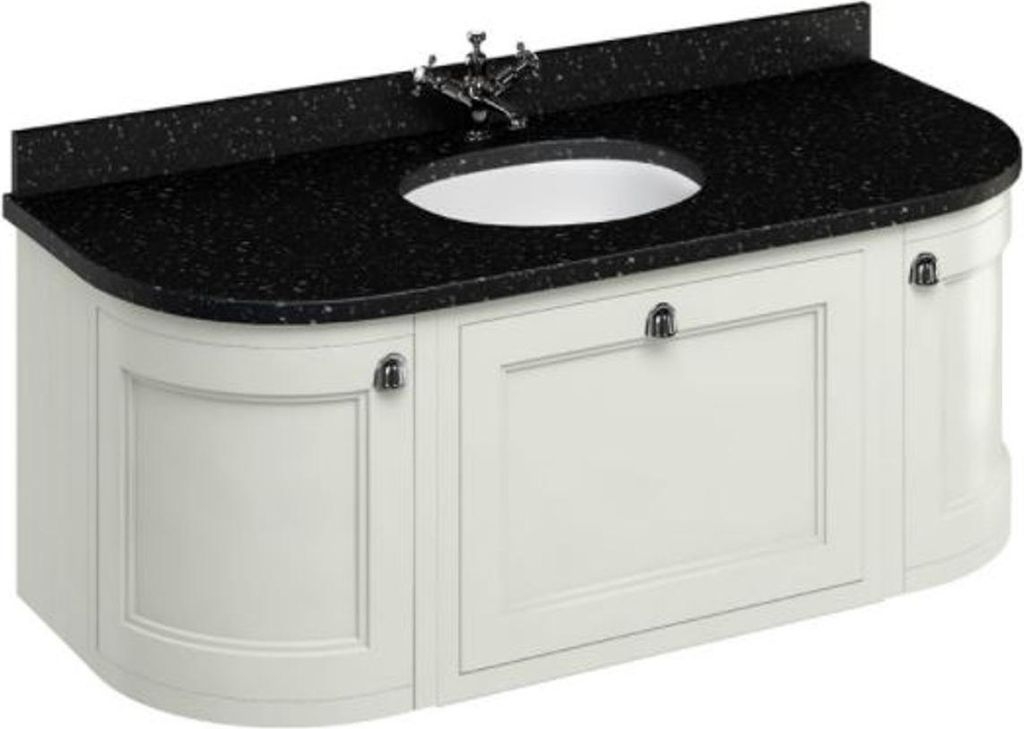 Casa Padrino Luxus Hänge-Waschschrank / Waschtisch 134 x 55 x H. 59 cm - Hotel Restaurant Möbel