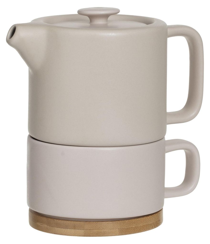 Teekanne mit Tasse NATURAL, 400 ml + 250 ml, Secret de Produktbild 