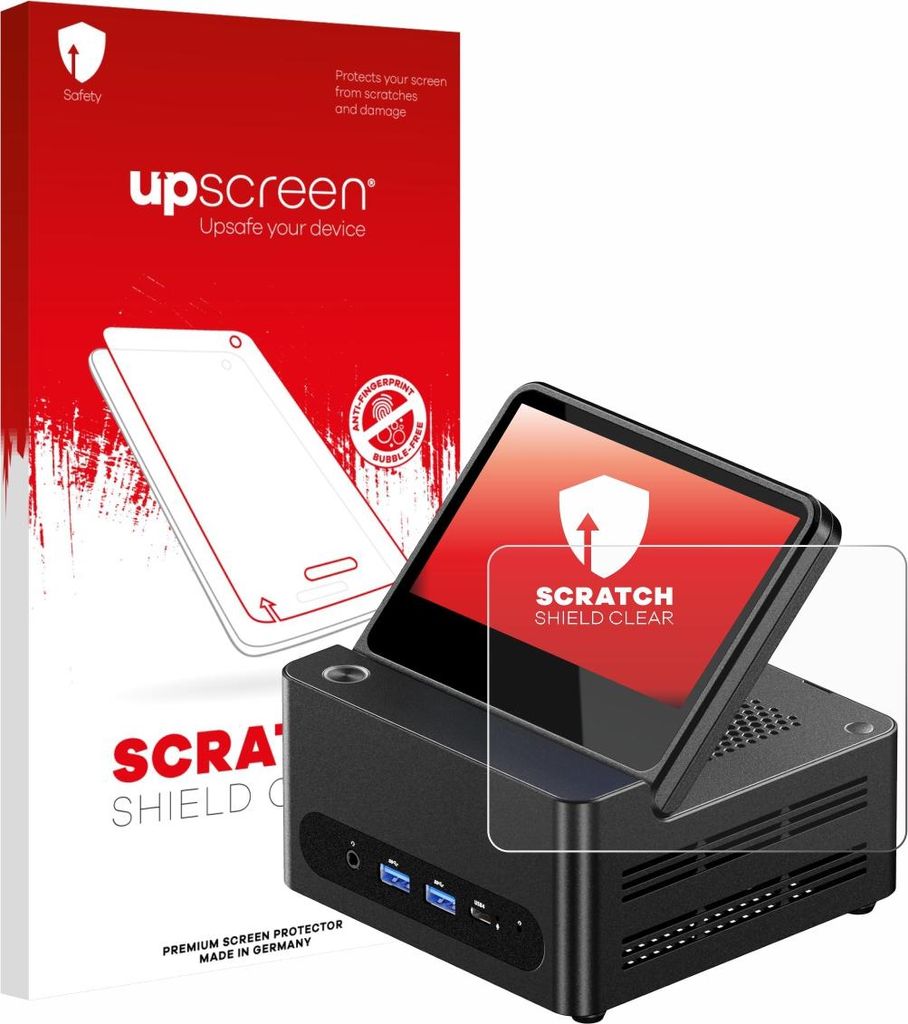 upscreen Schutzfolie für AOOSTAR G-FLIP H255 Displayschutz Displayschutzfolie Folie Klar Transparent