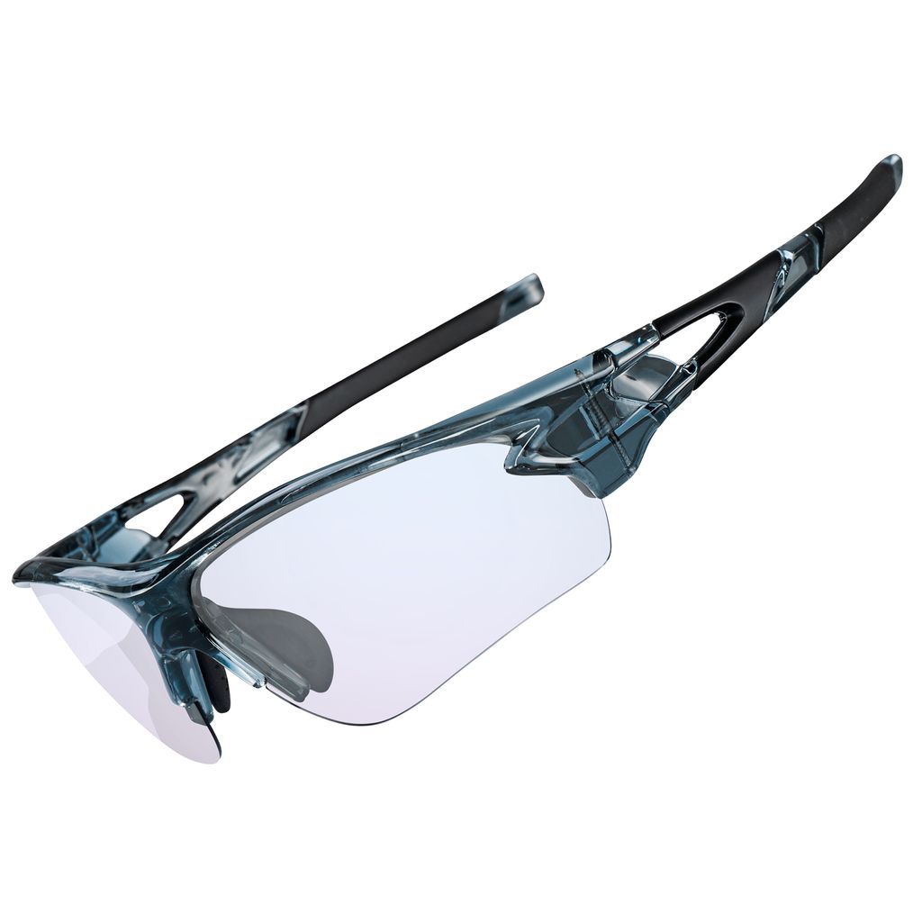 ROCKBROS Sonnenbrille Fahrradbrillen Photochromatisch UV400 Schutz Selbsttönend TR90 Rahmen