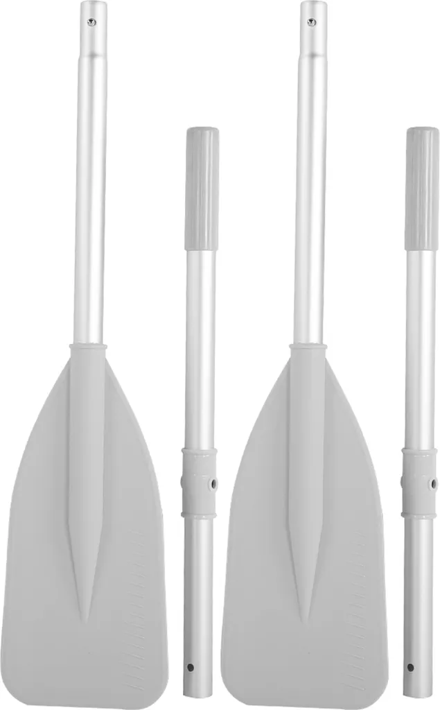 Rames en Aluminium pour Bateau Gonflable et Canoë, Kit de 2 Pagaies Mer