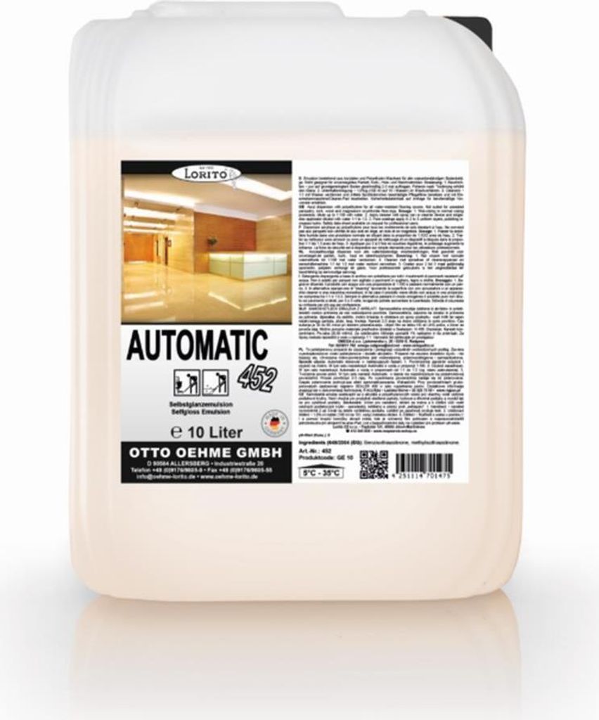 Bodenbeschichtung Automatic 452 10 Liter