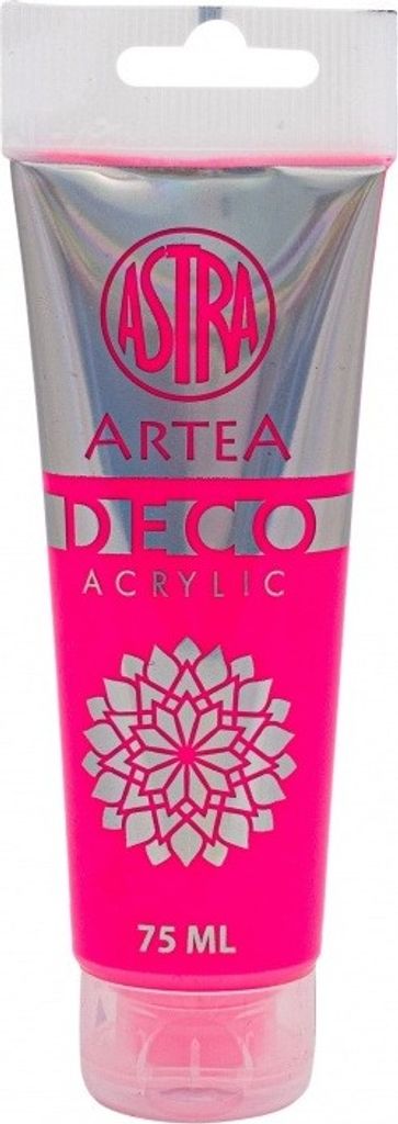 Professionelle Acrylfarbe Artea Deco 75ml - Neon Pink / Pink Neon, 309123021