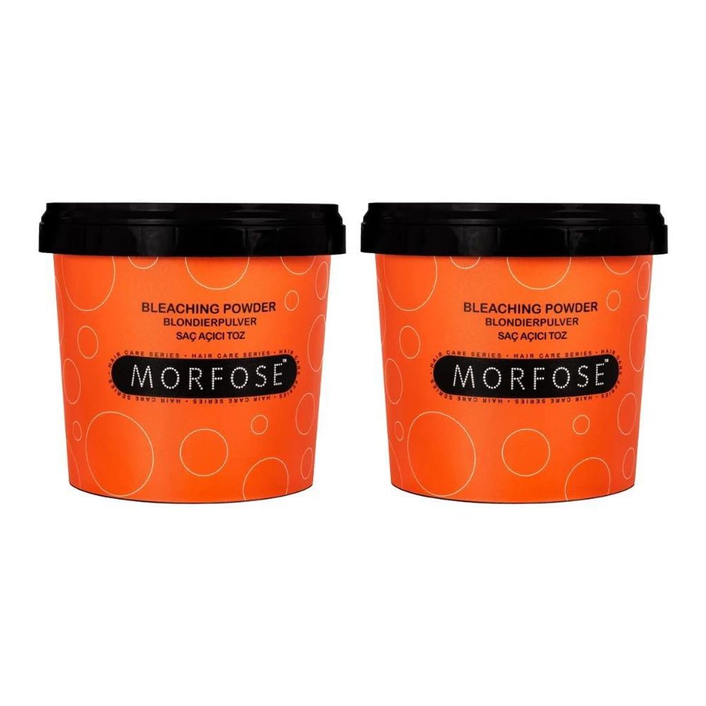 2X Morfose Blondierpulver Blondierung Bleaching Powder Blau Produktbild 