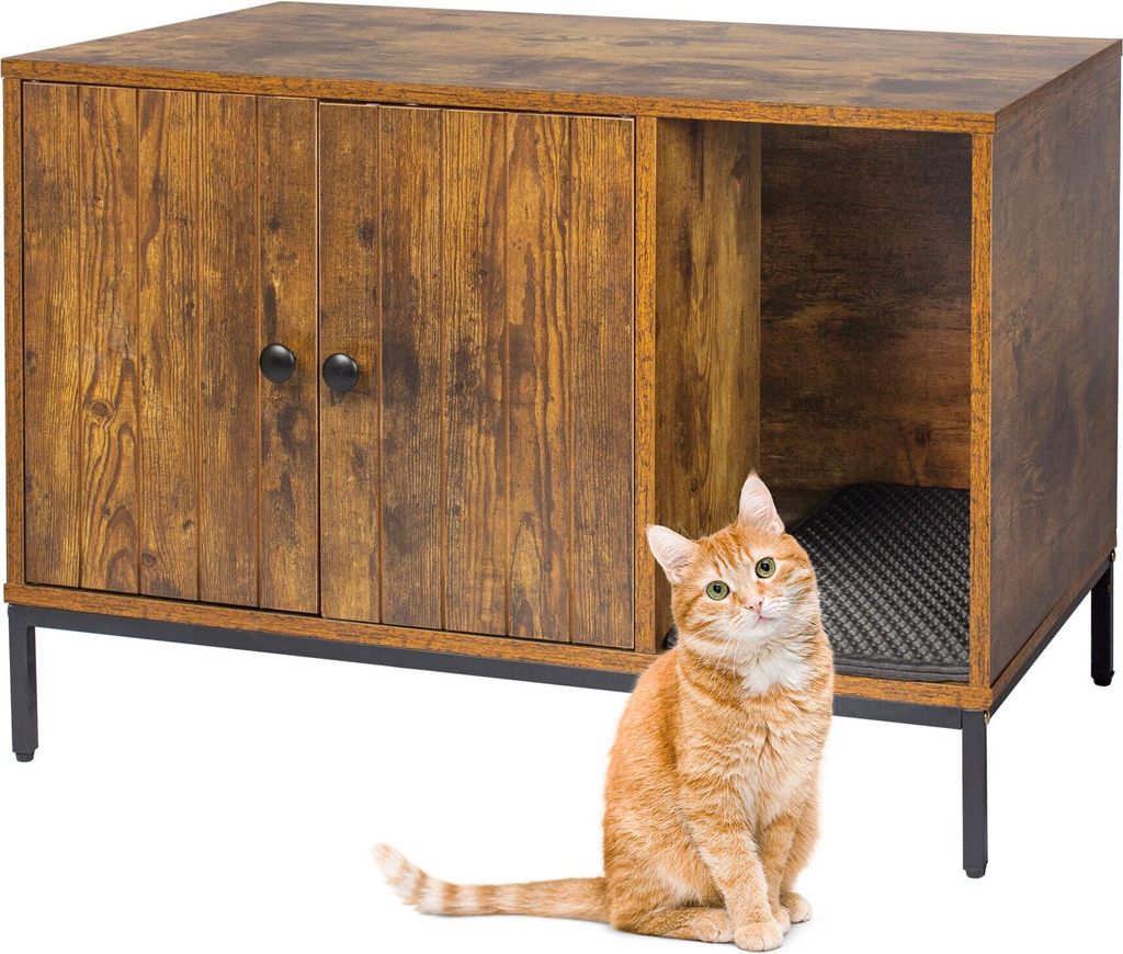 relaxdays Katzenschrank für Katzenklo