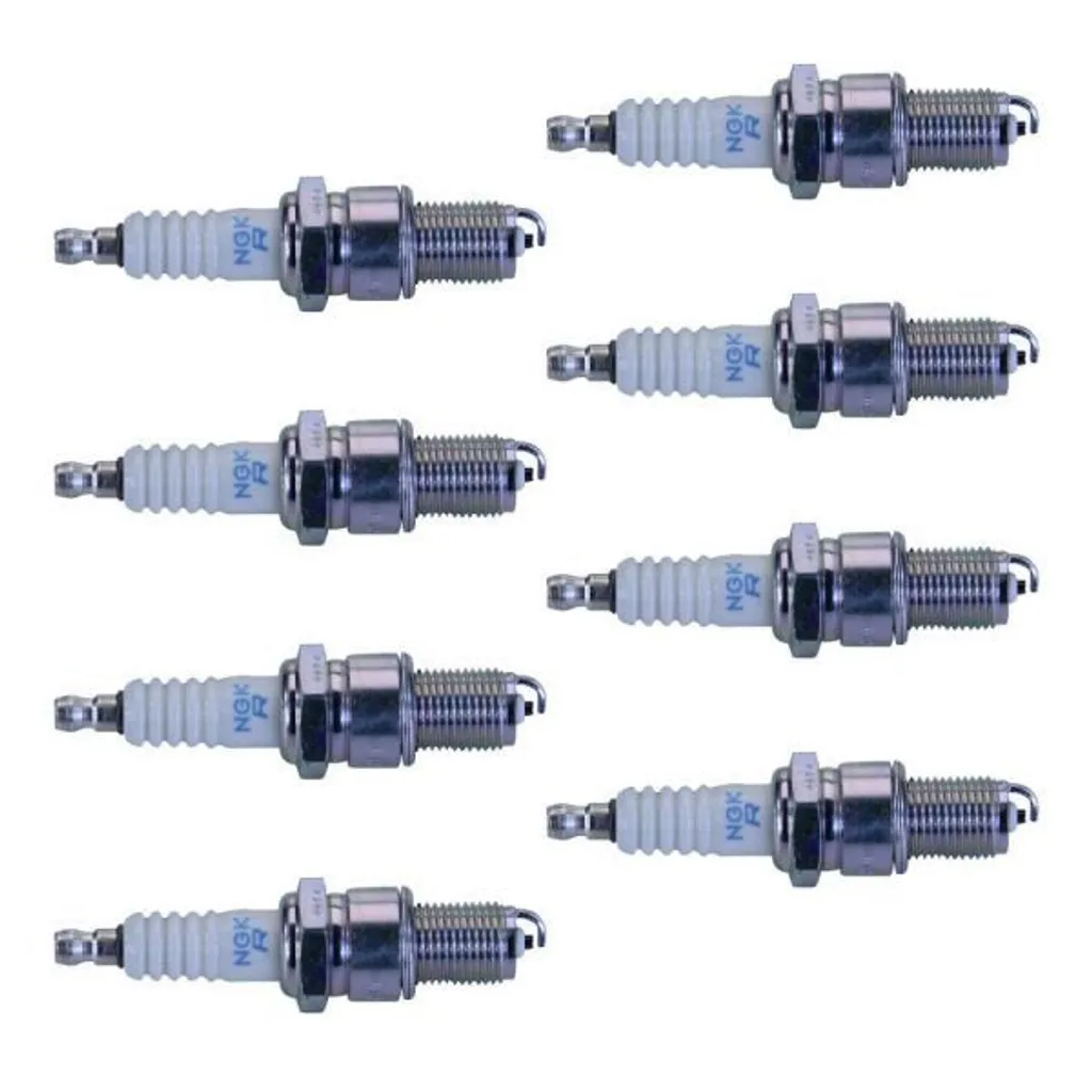 Bougies d'allumage standard NGK BPR8ES 3923 pour moteurs thermiques - 8pcs