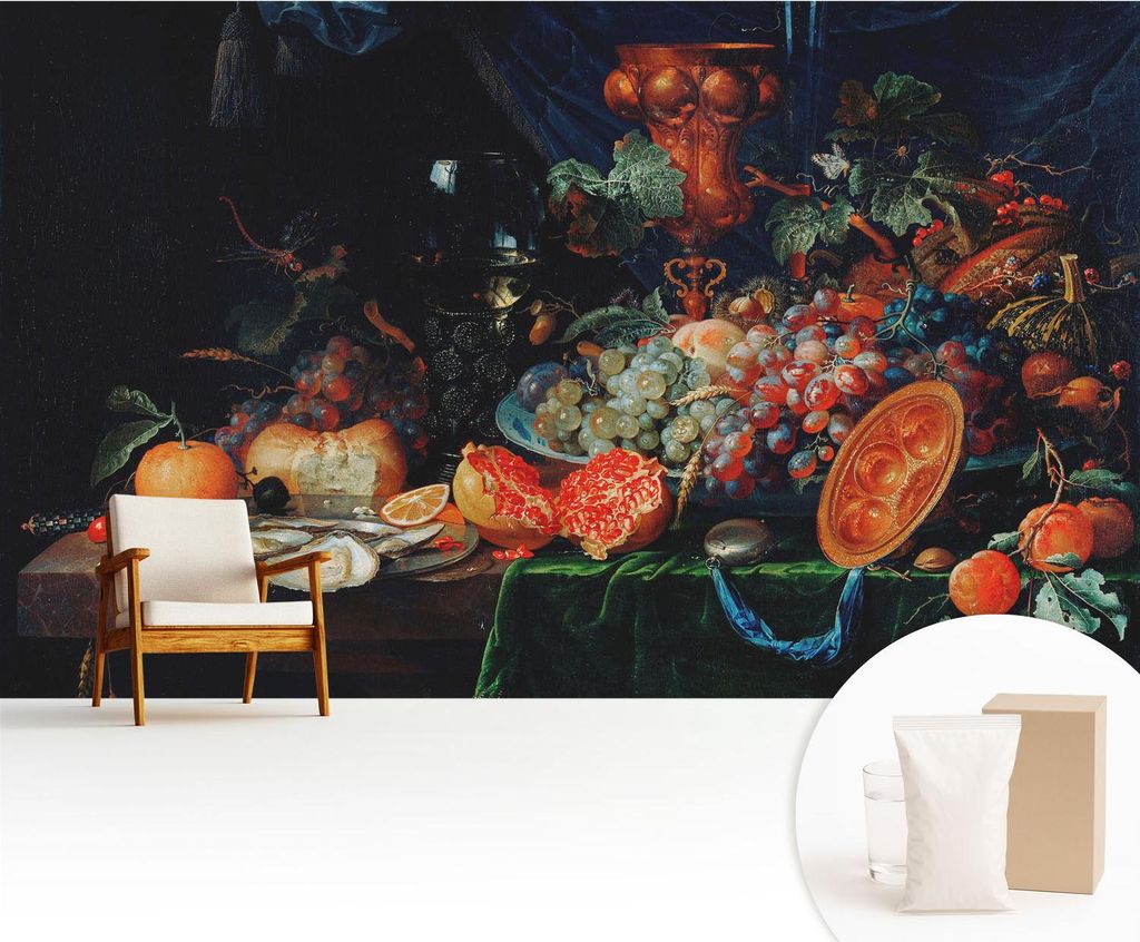 Fototapete - 416x254 cm - Tapete - Wandtapete - Wandbilder - Dekofolie - Tapete Folie - Wand - Dekoration - Wohnzimmer - Fruchtreichtum