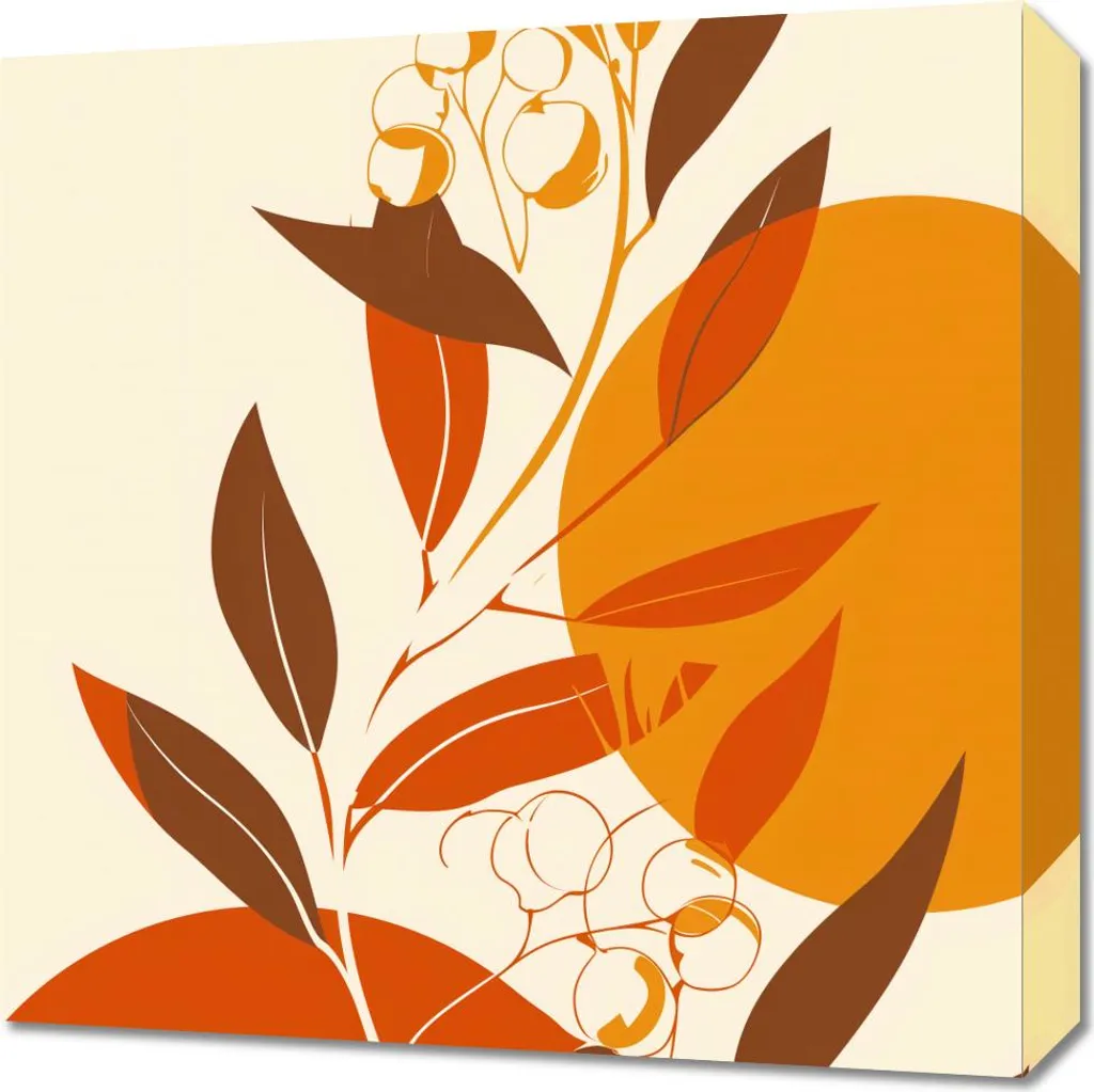 Quadro 50x50 cm Calda brezza autunnale