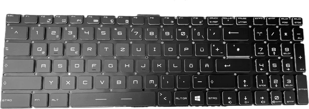 Clavier AZERTY Français Rétroéclairé pour MSI GP73 Leopard 8RE 8RF MS-17C5 - 3