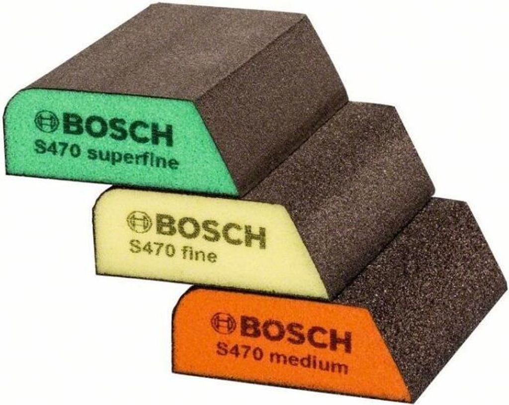 BOSCH Zubehör - Sortiment 3 Schleifblöcke s470 -