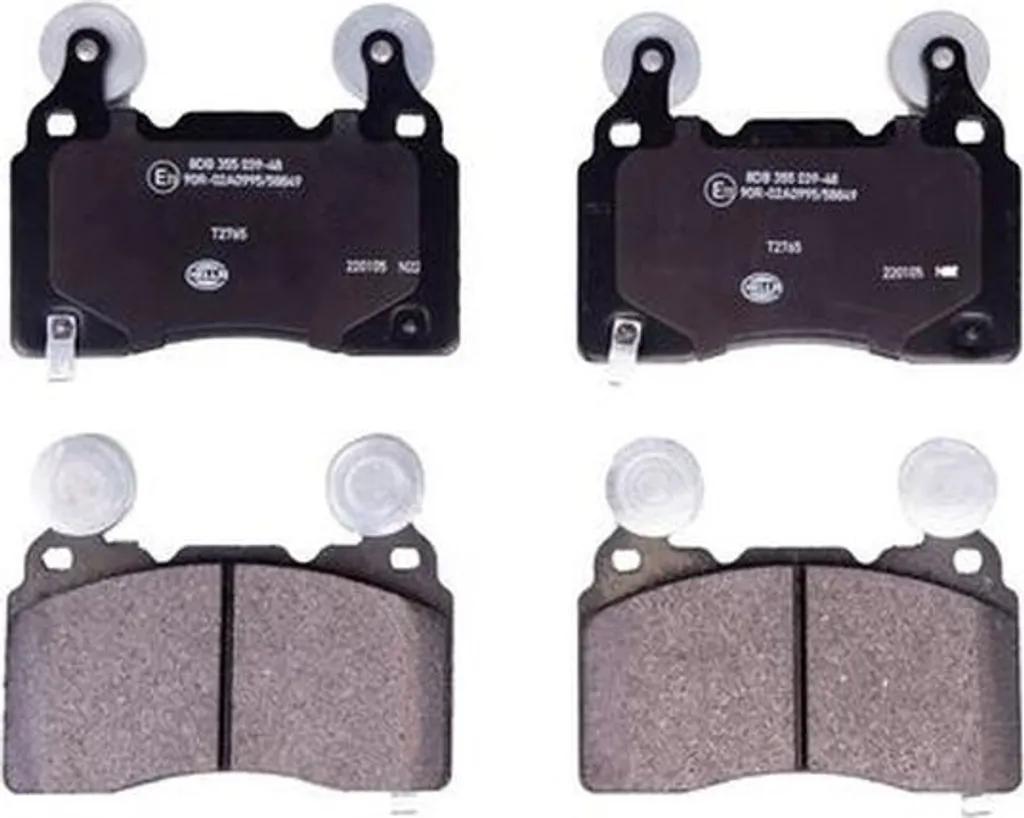 Plaquettes de frein HELLA 15,7 mm avec témoin d'usure pour Camaro