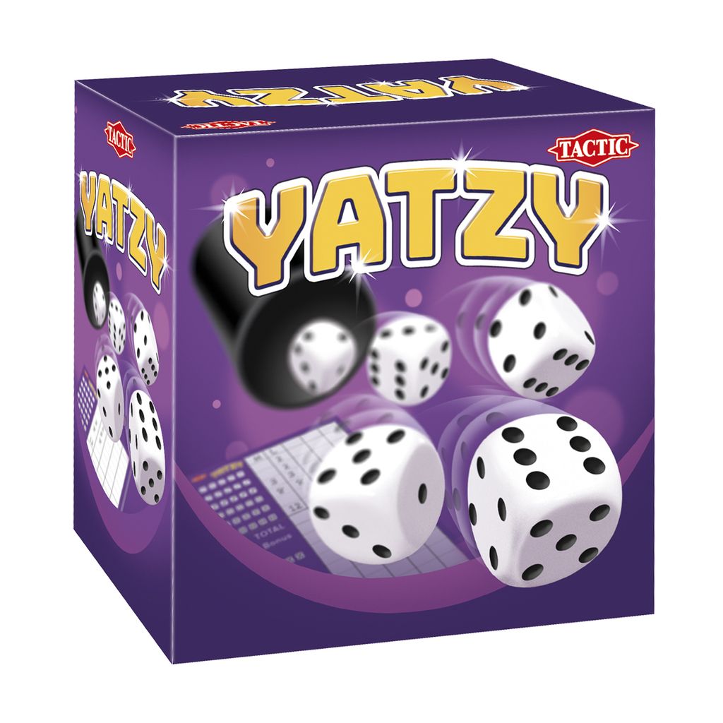 Tactic Yatzy Würfelspiel - klassisches Gesellschaftsspiel für Kinder