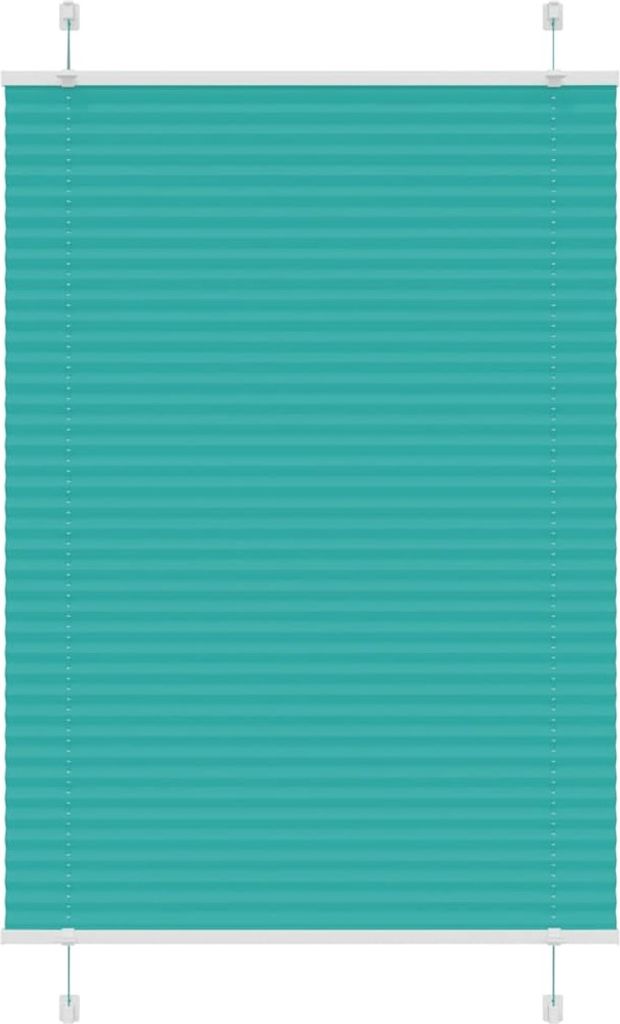 "im Sonderangebot"Plissee - modernes Design - Sichtschutz/Lichtschutz - Petrolgrün 85x150cm Stoffbreite 84,4cm Polyester Promotion977258 - Rollos