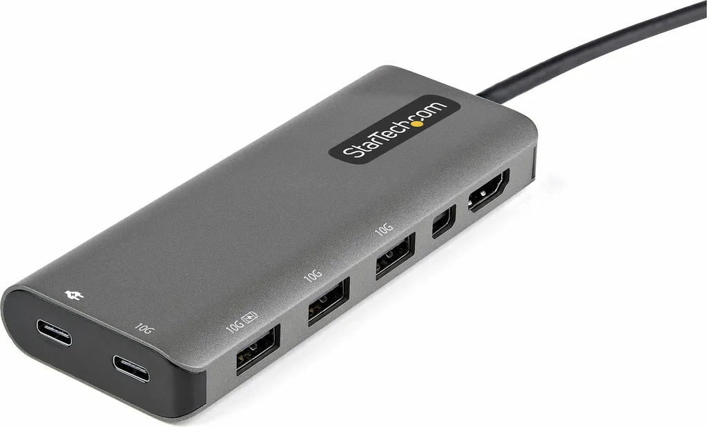 Mini dock USB-C et hub portable pour ordinateur avec charge 100W