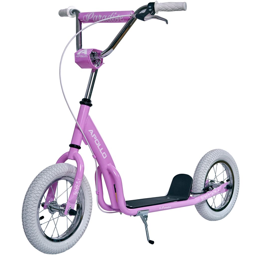 Dreirädriger Tretroller Leuchtende LED-Räder Rosa mit Handbremse, Spielzeug \ Sport Sport \ Kinderroller