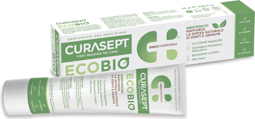 Curasept ECOBIO Zahnpasta, 75 ml