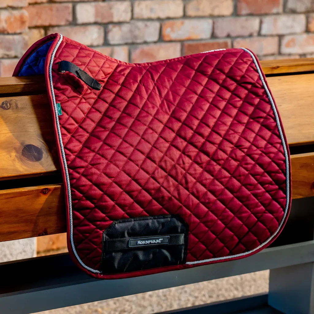 Horseware Signature Dressage Pad Borgogna - Design e Comfort Pony