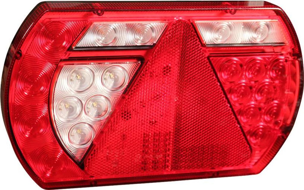 Lucidity Rechteckige LED-Rückleuchte 236x140x53 Links L26060P6RH-1S