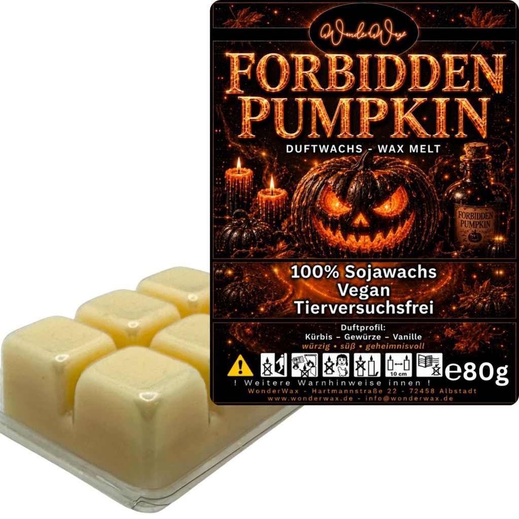 WonderWax Duftwachs Wax Melts für Duftlampe, 6 Würfel Duftmelt Wachsmelt Sojawachs Duftwachs Würfel für Raumdüfte, Wachs Duftöl Winter Indoor...