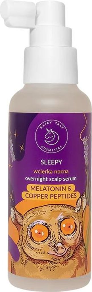Hairy Tale Sleepy Wcierka nocna Melatonina i Peptydy Miedziowe, 120 ml