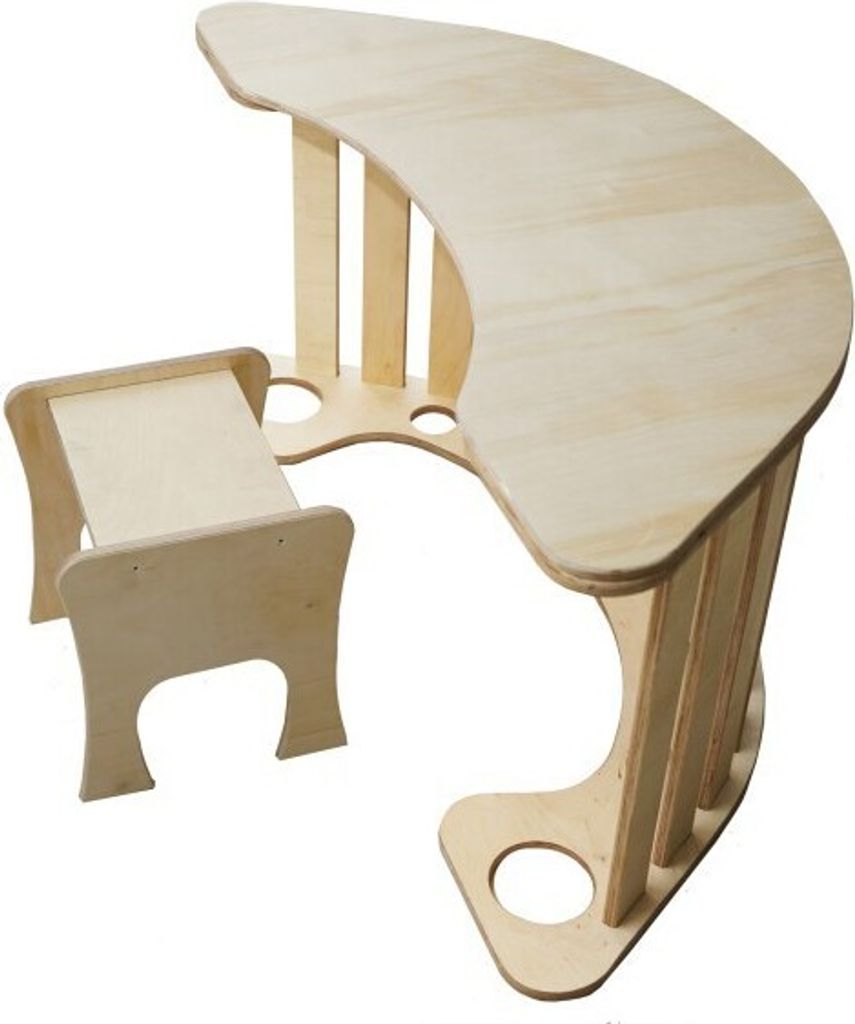 Skyline Kletterbogen Klettergerüste Kletterdreieck Baby Kletterwippe Holzbogen für Kinder Montessori Klappbar Tisch, mod.B, 110x51x48cm, Hölzern