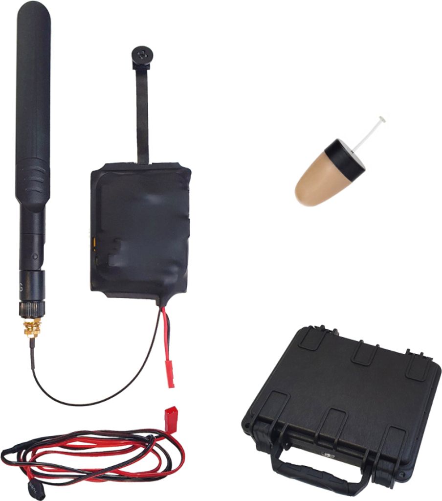 Professionelles Kit für Zwei-Wege-Audio- und Videoübertragung in Echtzeit über 4G LTE mit externer Antenne Fokussierung bei 30-60cm
