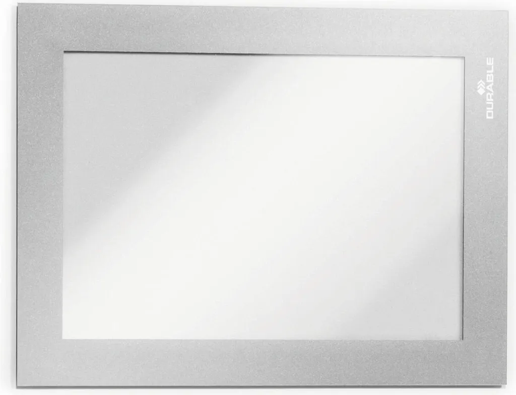 Cornice Magnetica A6 Durable 494823 Argento per Industria | Set 5 unità