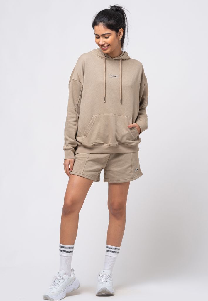 Tom Barron Freizeitanzug WOMEN OVERSIZE FIT SWEATSHIRT AND SHORT SETS