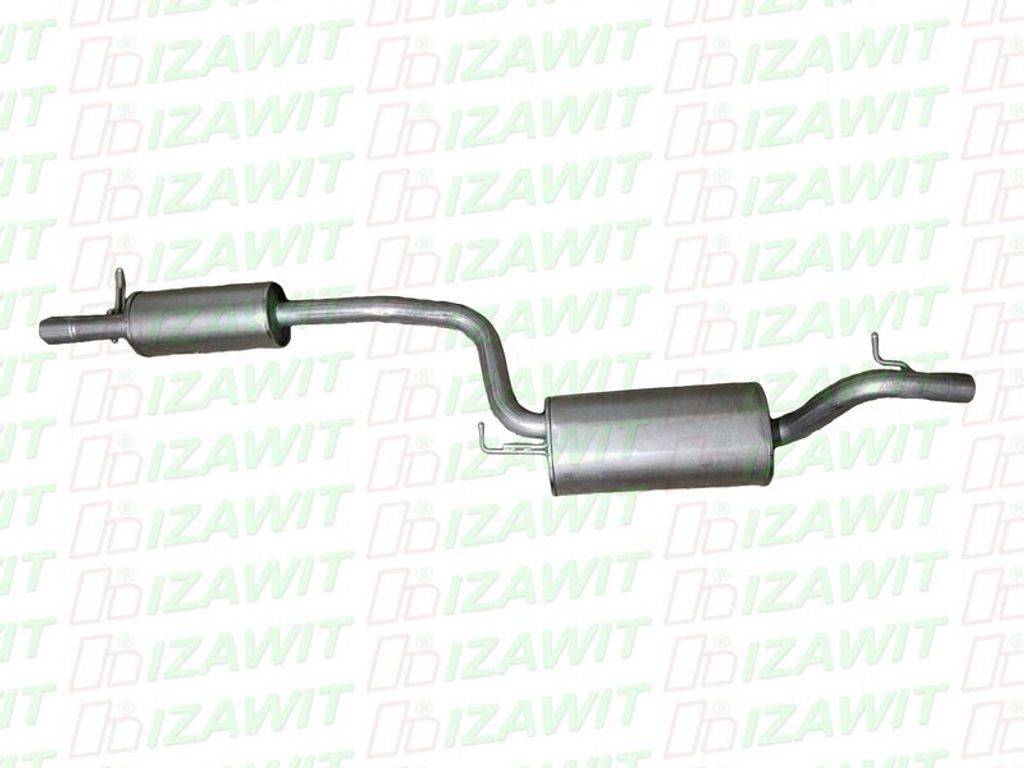 IZAWIT 29.043 Mittelschalldämpfer Schalldämpfer für MAZDA 3 (BK)
