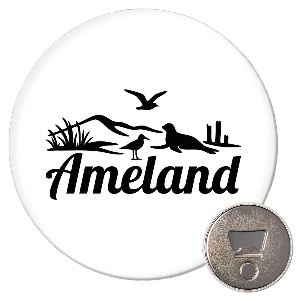 Huuraa Magnet Ameland Niederlande 59mm Kühlschrankmagnet Produktbild 