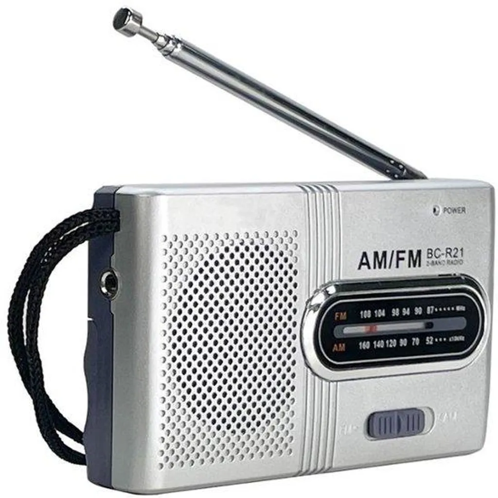 Radio de secours à piles AM FM portable d'urgence orange d'AM-05