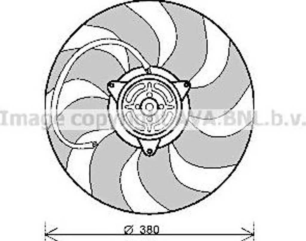 Ventilateur AVA AI7513 : Solution contre la surchauffe (8E0959455) Audi A4 A6
