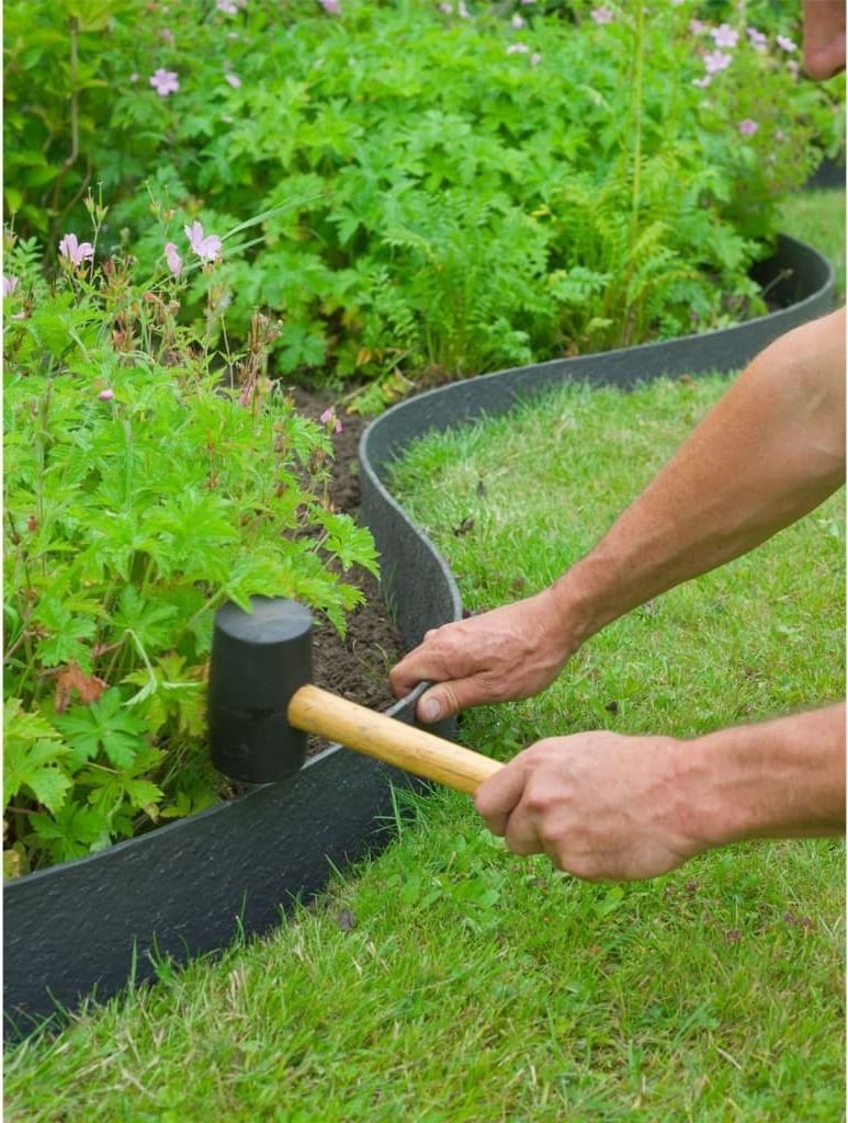 Nature Rasenkante 0,12x12 m 5 mm Schwarz Produktbild 2