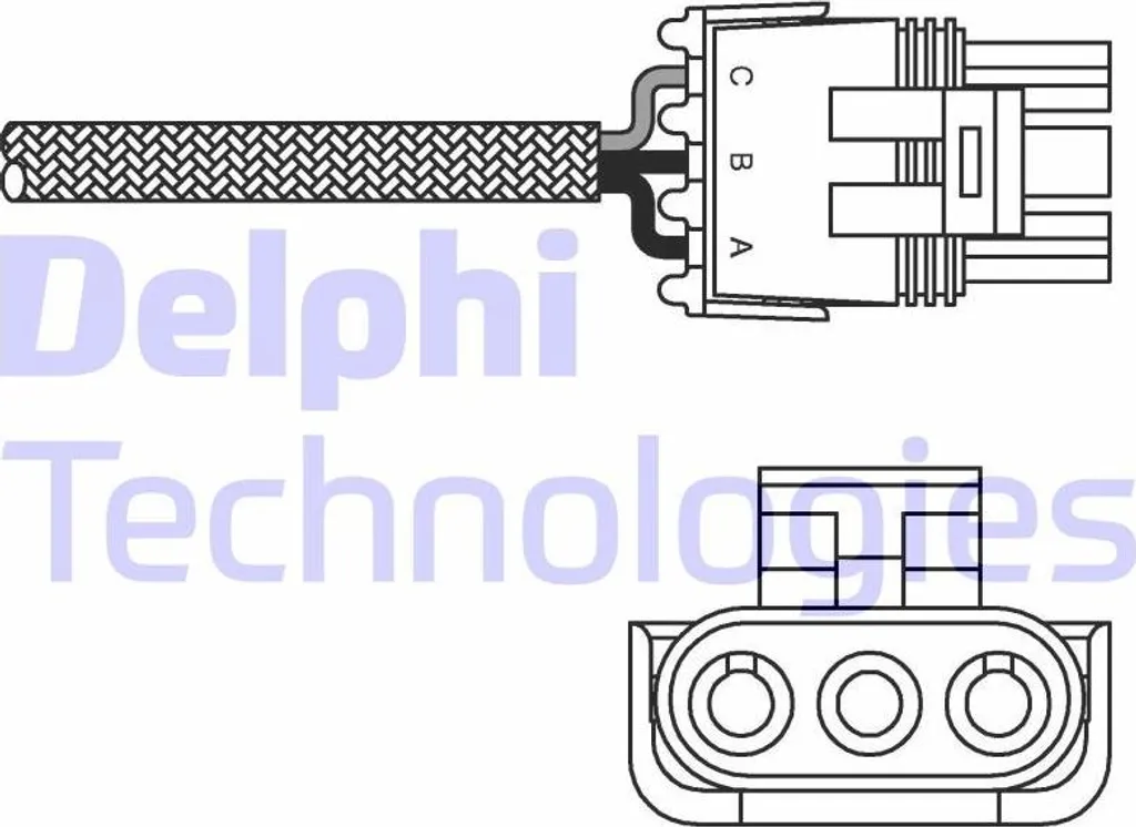 Sonde Lambda OE 855306 DELPHI ES10996 Haute Précision pour Opel Corsa