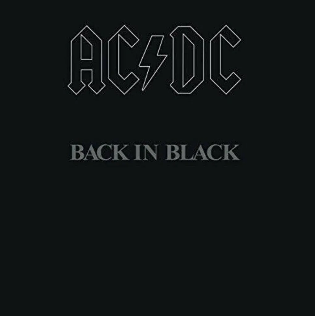 Disque Vinyle Back In Black AC/DC Réédition LP 180g Album Incontournable