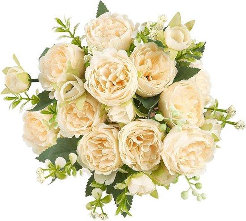 Virtuelle Pirola-Blüten-Sammlung - 2 Exemplare - Tischdekoration - Echtgültige Blumen-Ähnlichkeit - Wohnzimmer-Accessoires - Feier - Champagnerr...