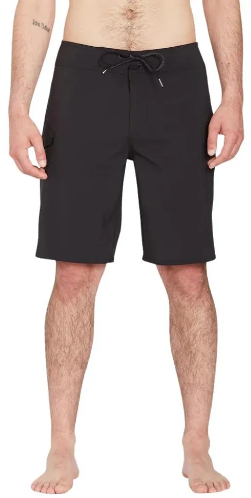 Volcom Lido Solid Mod 20 Noir 30 - Boardshort Anti-Irritation et Stretch