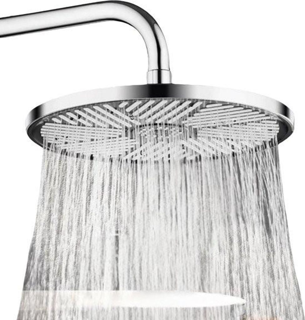 Regenduschkopf 25,4 cm - Hoher Druck - Wassersparend - Anti-Kalk