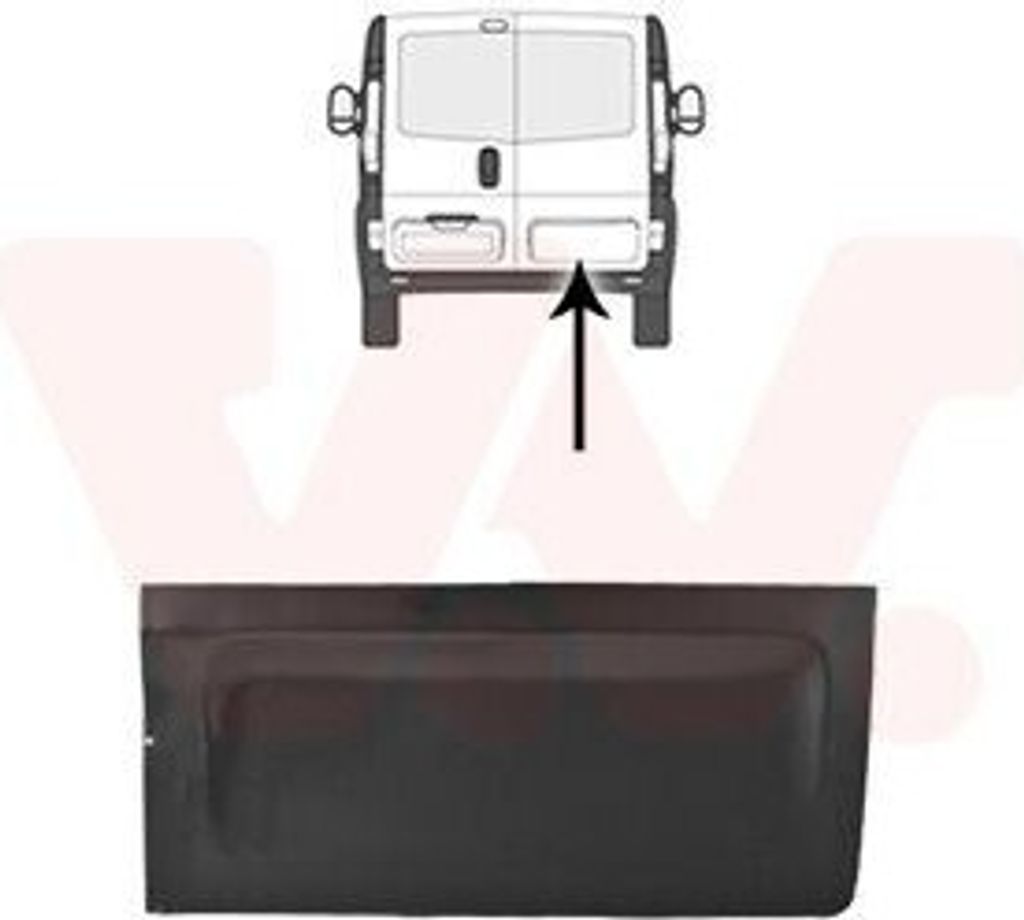 VAN WEZEL Heckklappe rechts 4394160 für OPEL Vivaro A Produktbild 