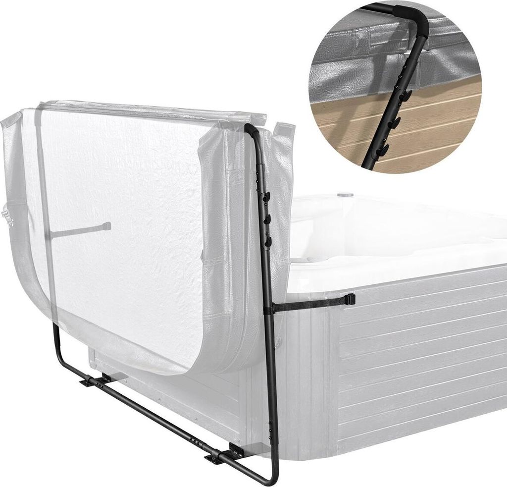 Whirlpool-Abdeckungsheber, Spa-Abdeckungsheber, Höhe 31,5" – 41,3", Breite 53" – 92,5", verstellbar, wird unten an einer Seite installiert, ge...