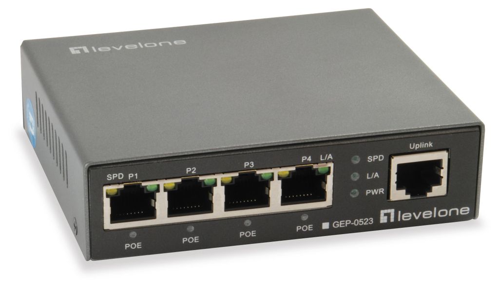 LevelOne GEP-0523 Netzwerk-Switch Gigabit Ethernet Produktbild 