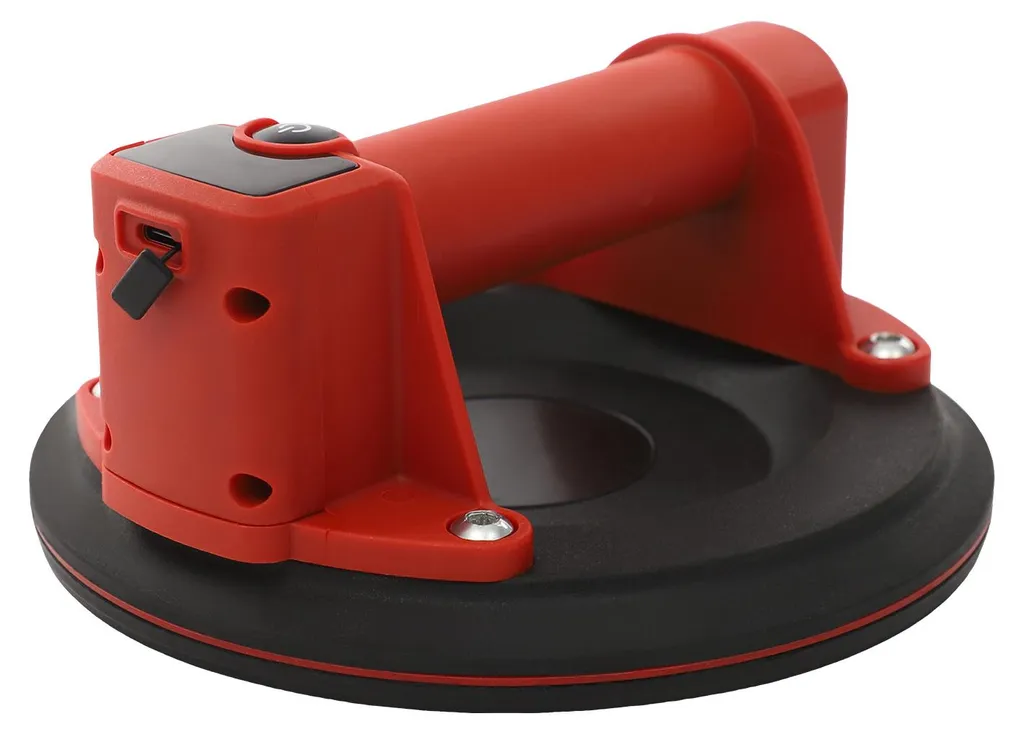 Bouton à ventouse puissant rouge multi-surfaces fixation sans percer mur - 5
