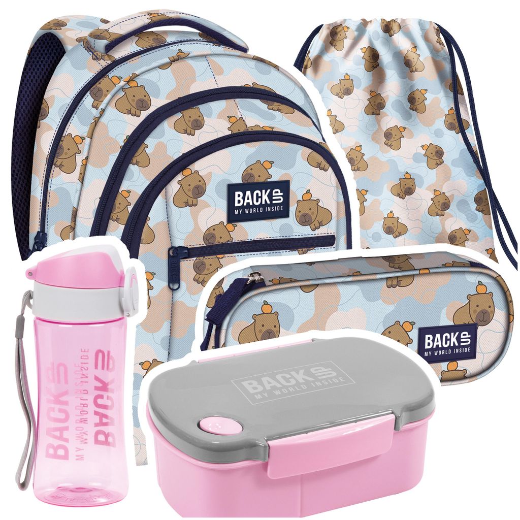 BACKUP Schulset 5 Teile Set SCHULRUCKSACK ab der 5. Klasse Produktbild 
