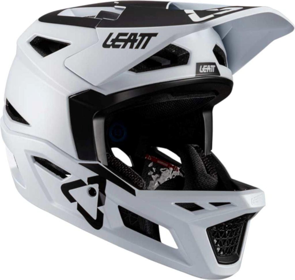 Leatt Fullface Helm Gravity 4.0 , Weiß Schwarz, L