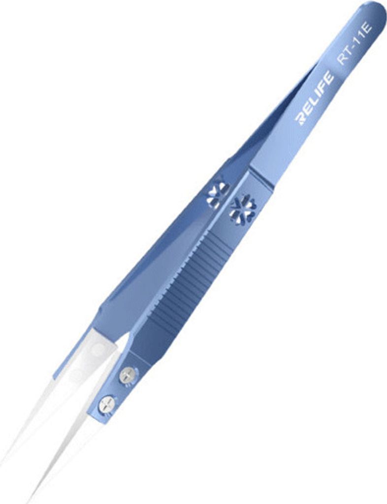 RELIFE RT-11E Pinzette aus Titankeramik (gerade)