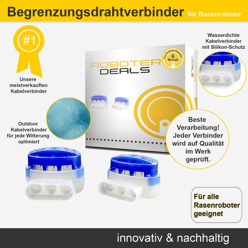 Sourcing Map Erdungsstangenklemmen Aus Messing – 2er Set, 1,8 Cm Innenbreite, Inkl. Zinkschraube M10
