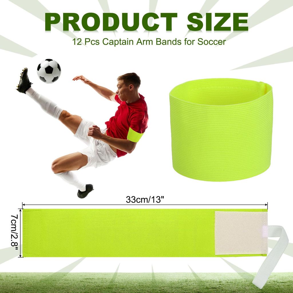 Fu?ball Kapit?nsbinde, 18 Stš¹ck Kapit?nsarmb?nder fš¹r Fussball Elastische Kapit?nsbinde Verstellbare Sport Kapit?nsarmb?nder fš¹r Jugendlic...