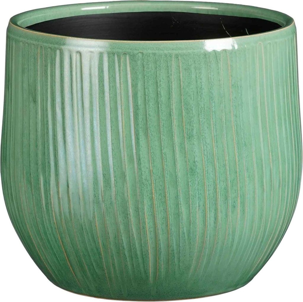 Mica Decorations Pflanzentopf - Keramik - weis glanzend / Produktbild 