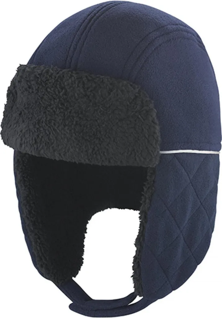 Result Winter Essentials RC032X | Ocean Trapper Hat Cappello invernale - Colore: Navy/Nero - Taglia: L/XL