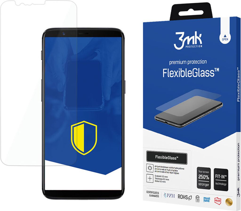 3mk Display Hybridglas FlexibleGlass fr OnePlus 5T 0,3mm 7H